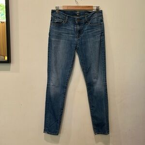 7 For All Mankind gwenevere denim jeans, size 27.